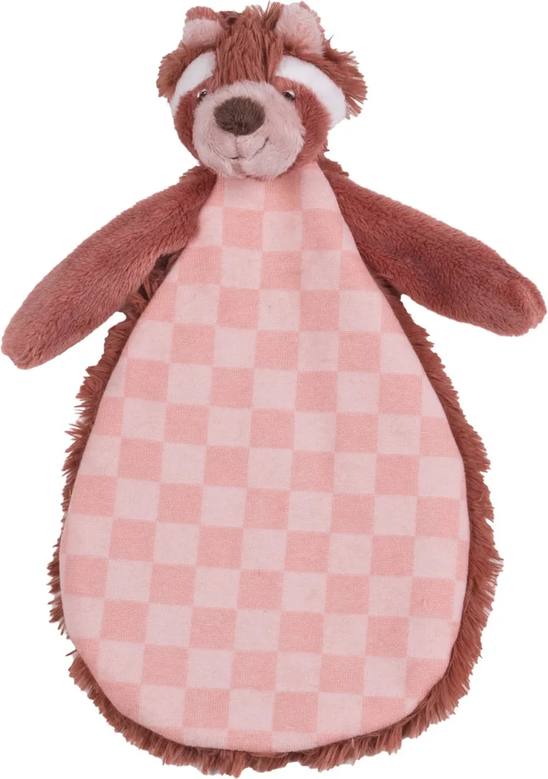 Rode Panda Pien Knuffeldoekje - Roestbruin/Roze - Baby Cadeau de Happy Horse en Roestbruin, Rose – photo produit