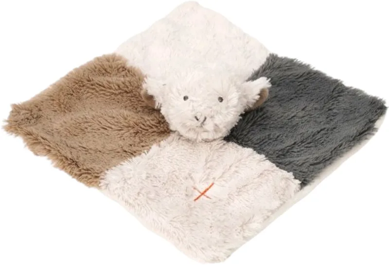 Schaap Semmi Knuffeldoek 24 cm - Baby cadeau van Happy Horse in Ecru – productfoto
