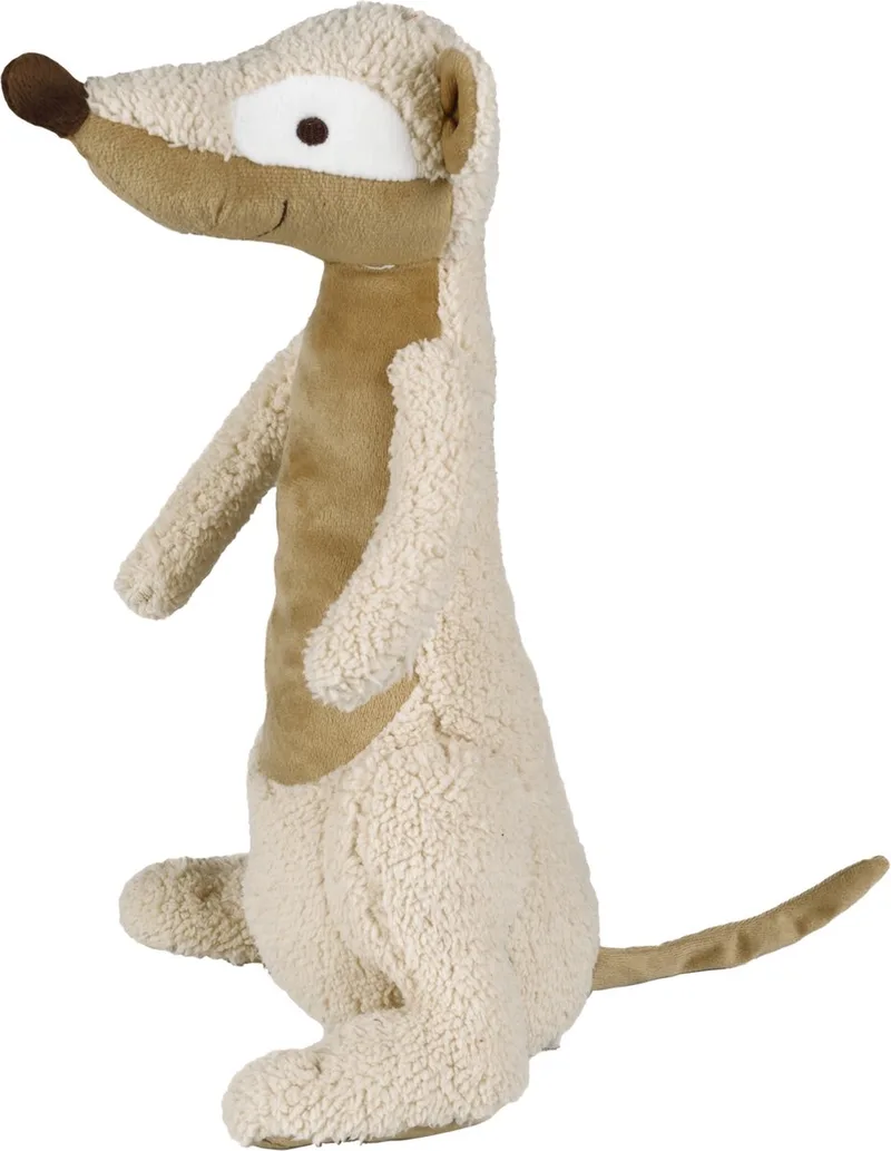 Stokstaartje Mirre Knuffel 34cm - Baby Knuffel de Happy Horse en Beige – photo produit