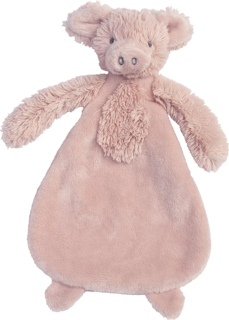 Varken Perry Knuffeldoekje - Baby cadeau van Happy Horse in Roze – productfoto
