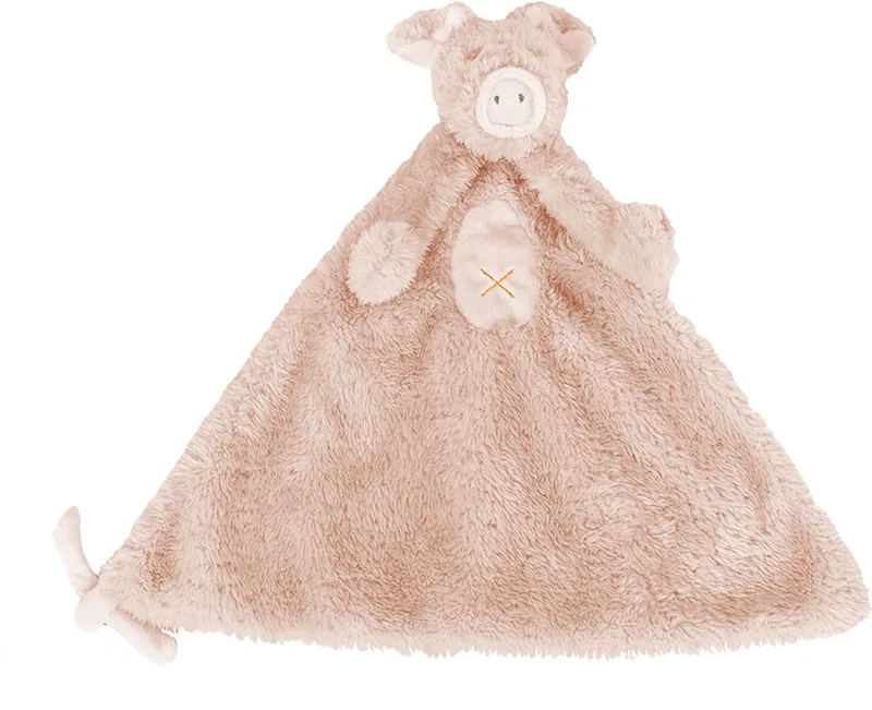 Varken Pinky Knuffeldoekje - Baby cadeau van Happy Horse in Roze – productfoto