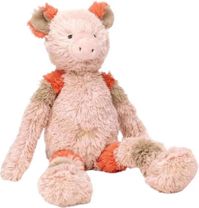 Varken Puck Knuffel 32 cm - Baby knuffel fra Happy Horse i Lyserød – produktbillede