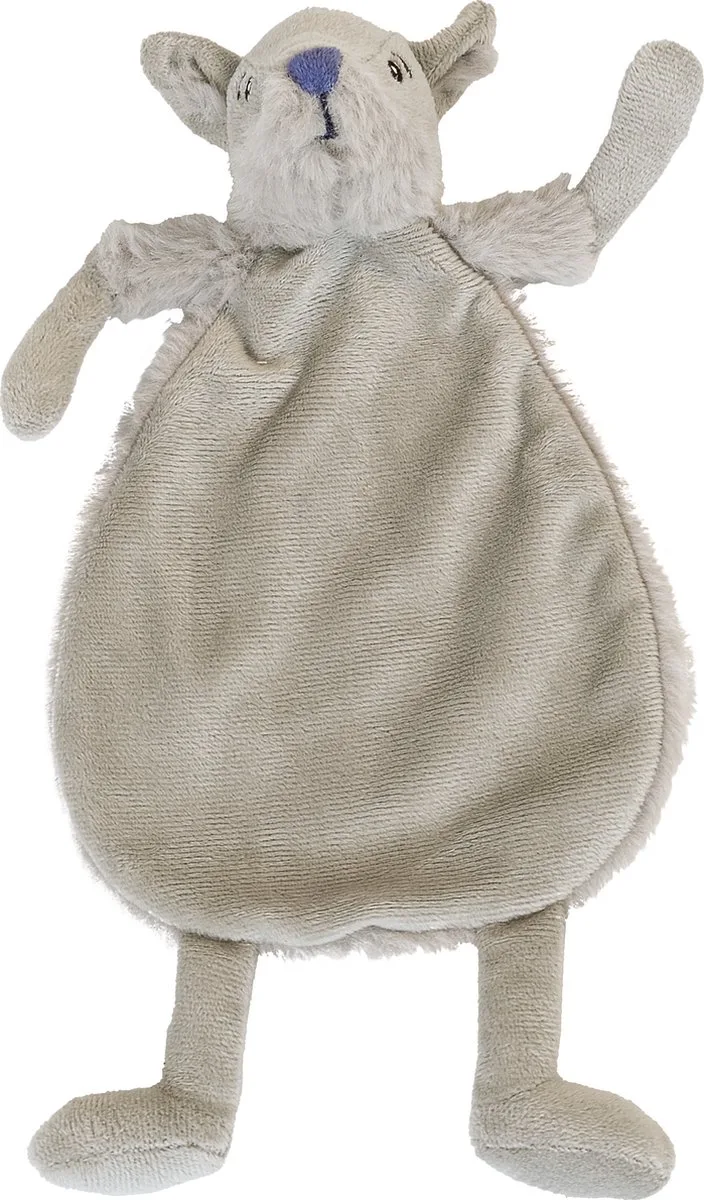 Wolf Willow Knuffeldoekje - Baby cadeau by Happy Horse in Grey – product photo