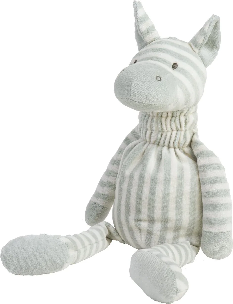 Zebra Zac Knuffel 38cm - Baby knuffel de Happy Horse en Bleu – photo produit