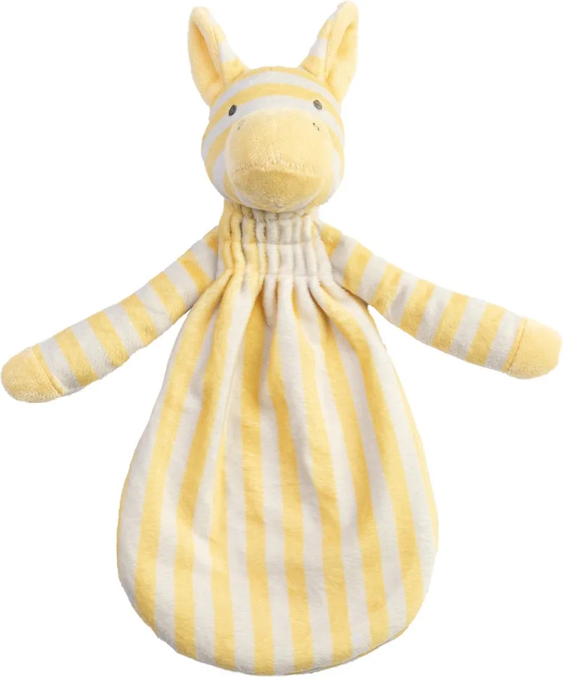 Zebra Ziggy Knuffeldoekje - Baby cadeau de Happy Horse en Jaune – photo produit