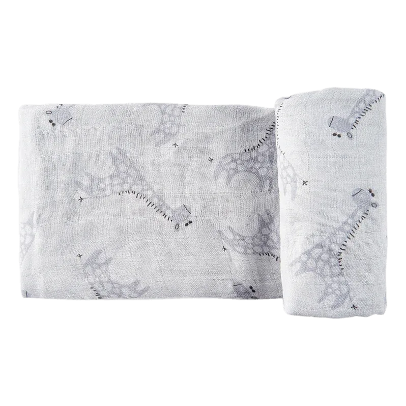 Hydrofiele doek | Blue Giraffe van HappyBear Diapers – productfoto