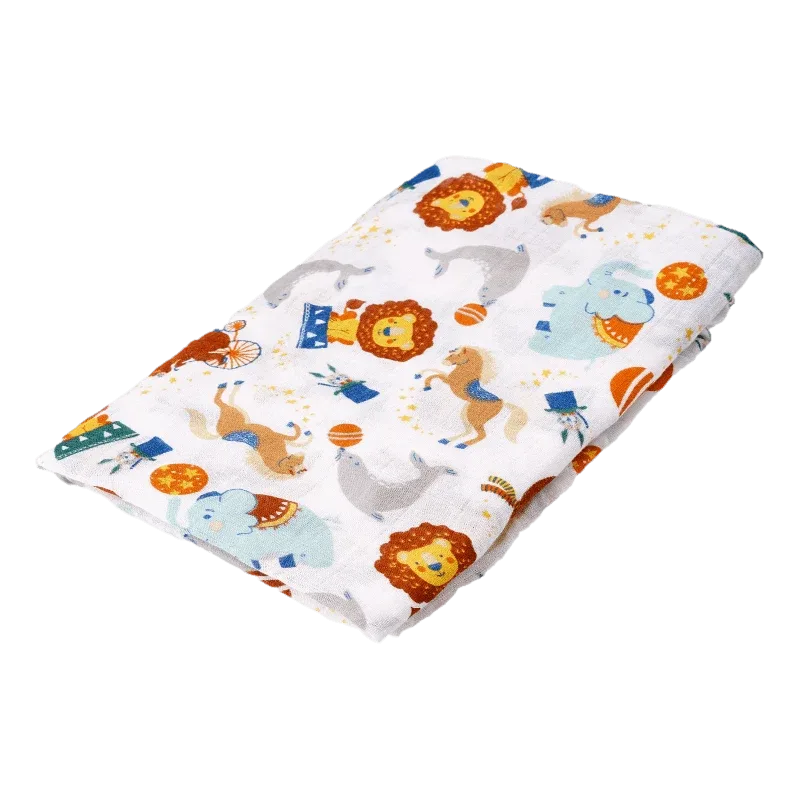 Hydrofiele doek | Circus van HappyBear Diapers – productfoto