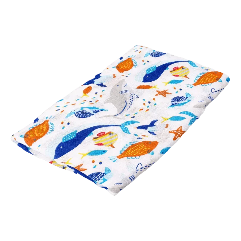 Hydrofiele doek | Sea Animals von HappyBear Diapers – Produktfoto