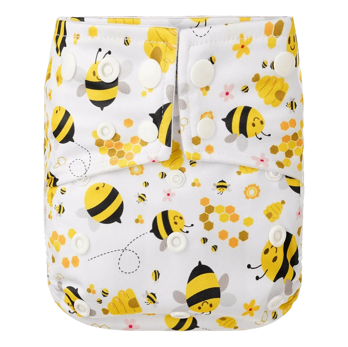 Pocketluier | Bees fra HappyBear Diapers – produktbillede