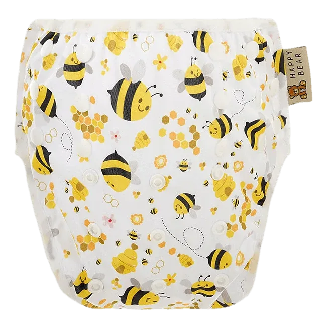 Zwemluier | Bees fra HappyBear Diapers – produktbillede