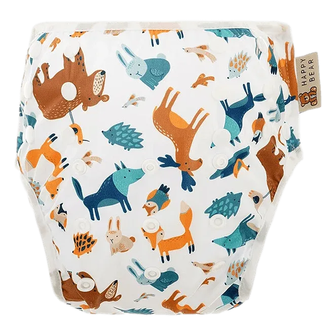 Zwemluier | Forest Animals van HappyBear Diapers – productfoto