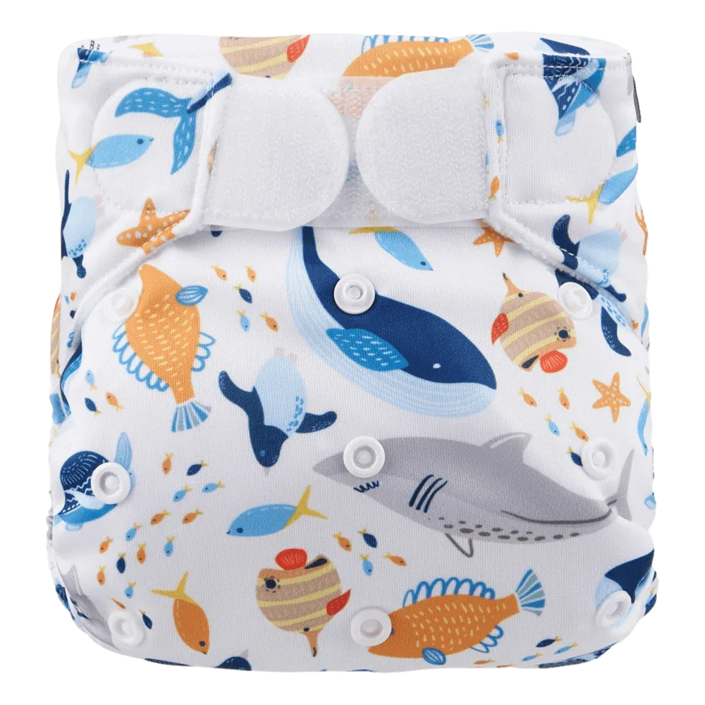 Zwemluier | Klittenband | Sea Animals fra HappyBear Diapers – produktbillede