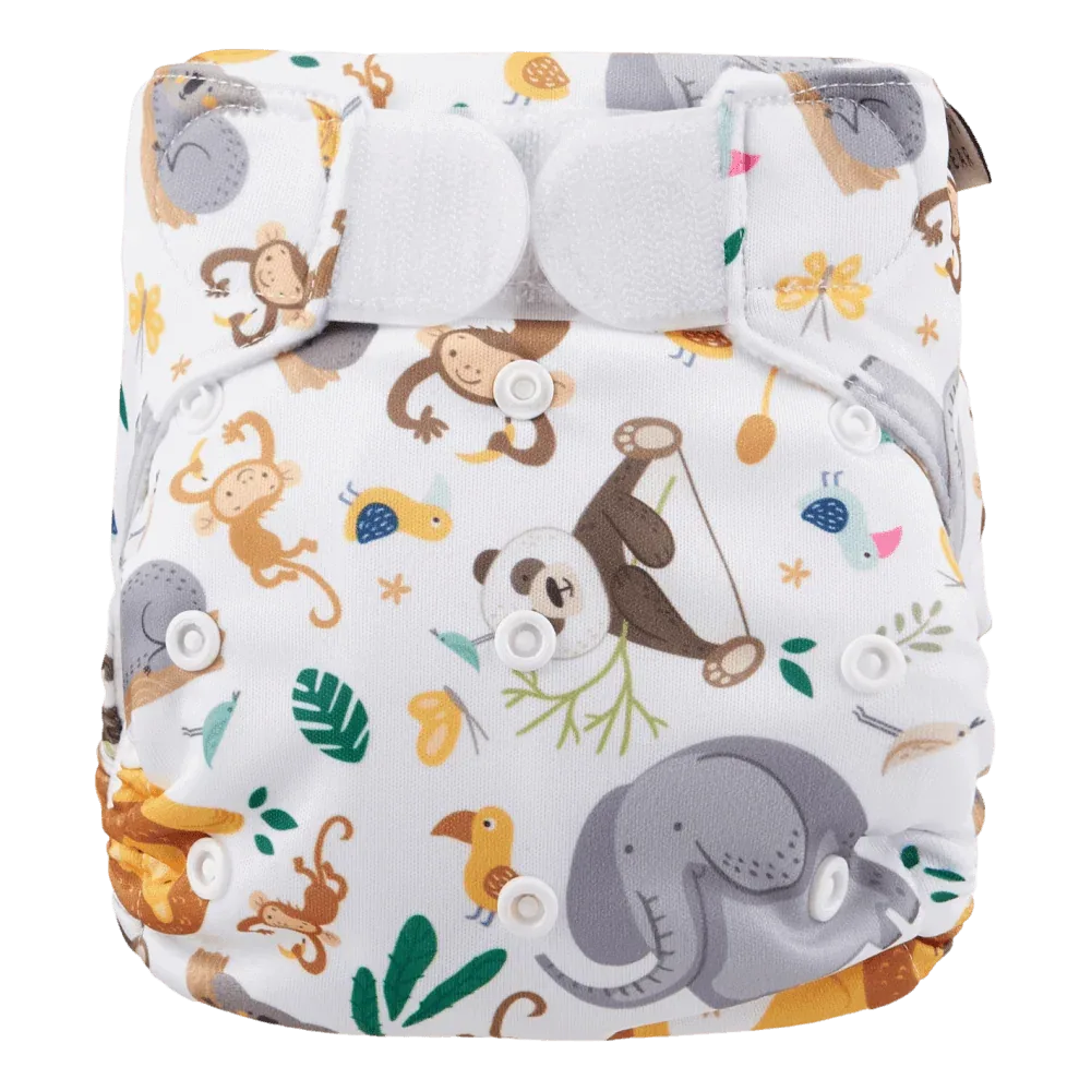 Zwemluier | Klittenband | Wild Animals fra HappyBear Diapers – produktbillede
