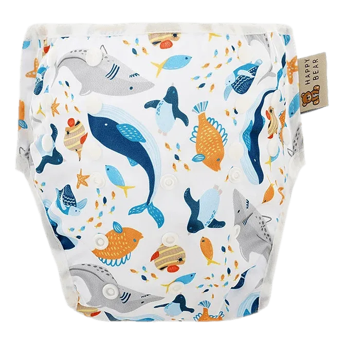 Zwemluier | Sea Animals van HappyBear Diapers – productfoto