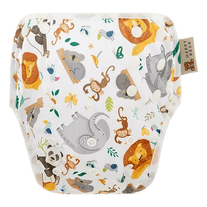 Zwemluier | Wild Animals van HappyBear Diapers – productfoto
