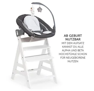 Alpha Bouncer 2 in 1 Deluxe - Wipstoel von Hauck in Melange Grey – Produktfoto 5 von 5