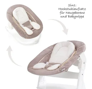 Alpha Bouncer 2 in 1 - Wipstoel - Stretch von Hauck in Beige – Produktfoto 2 von 5