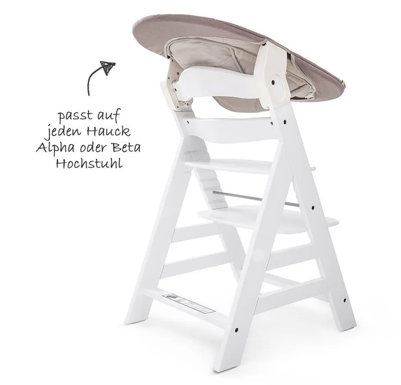 Alpha Bouncer 2 in 1 - Wipstoel - Stretch von Hauck in Beige – Produktfoto 3 von 5