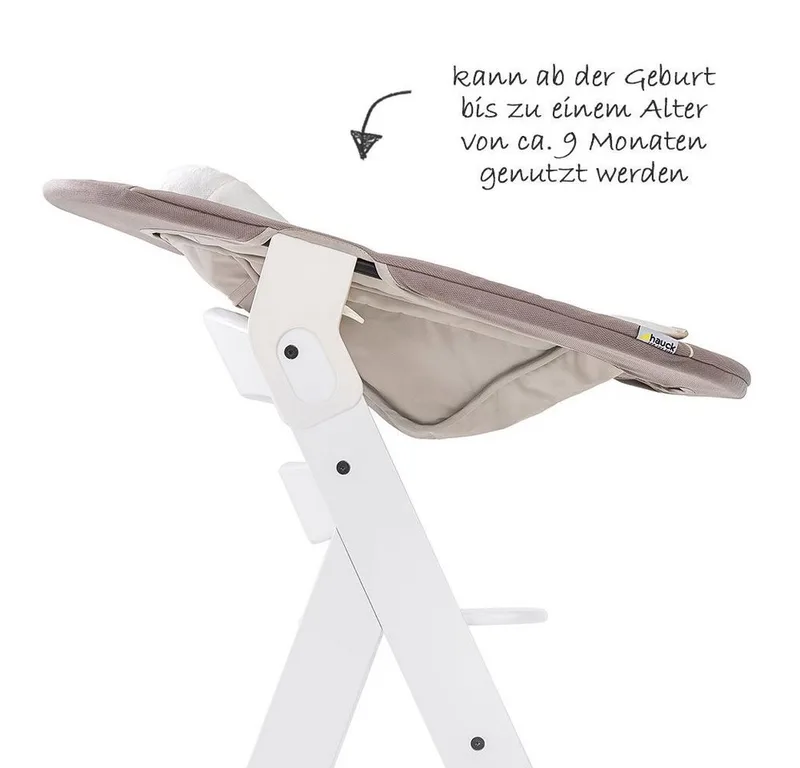 Alpha Bouncer 2 in 1 - Wipstoel - Stretch von Hauck in Beige – Produktfoto 4 von 5