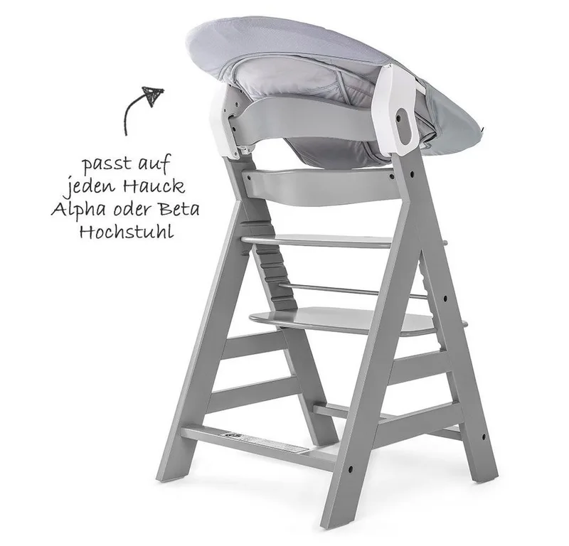Alpha Bouncer 2 in 1 - wipstoel by Hauck in Stretch Grey – product photo 3 of 5