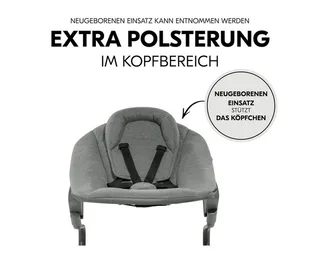 Alpha Bouncer Premium - Wipstoel von Hauck in Dunkelgrau – Produktfoto 5 von 5