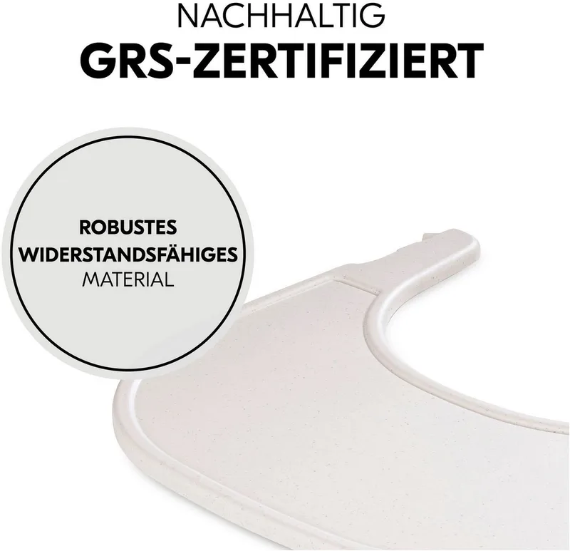 Alpha Click Tray - dienblad voor kinderstoel - Speckle Beige by Hauck in Cream – product photo 3 of 5