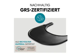 Alpha Click Tray - dienblad voor kinderstoel von Hauck in Schwarz – Produktfoto 3 von 5