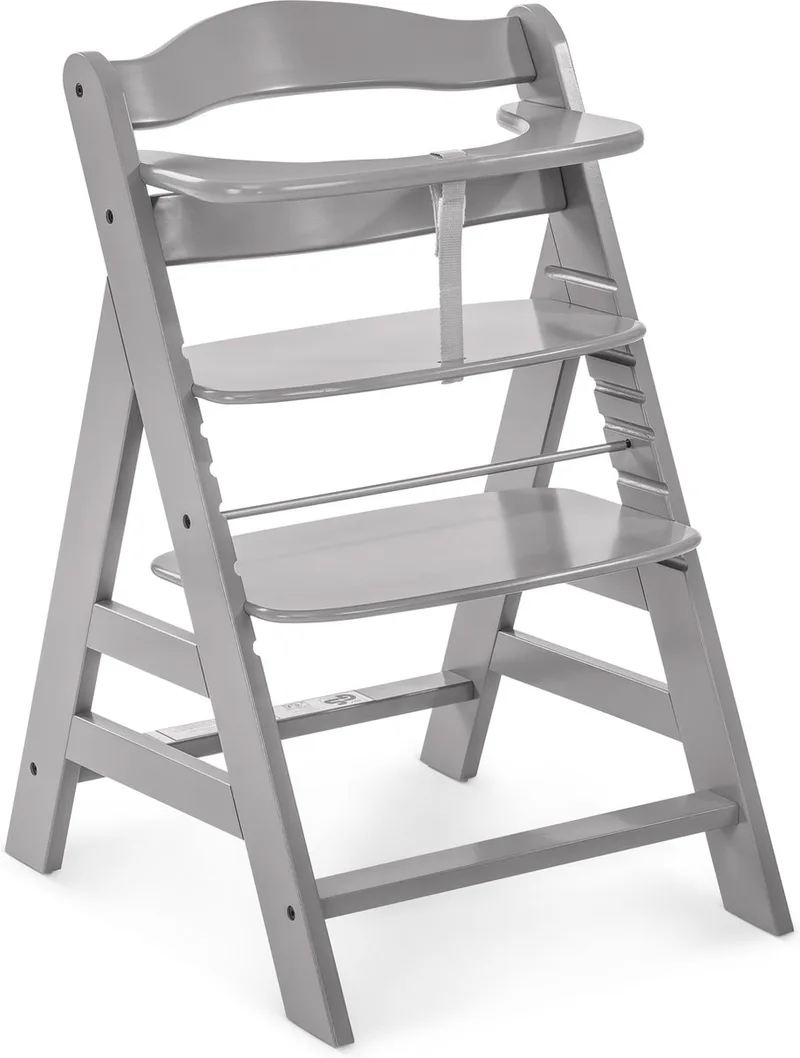 Alpha+ - Kinderstoel - FSC® gecertificeerd beukenhout - Grey by Hauck in Grijs – product photo