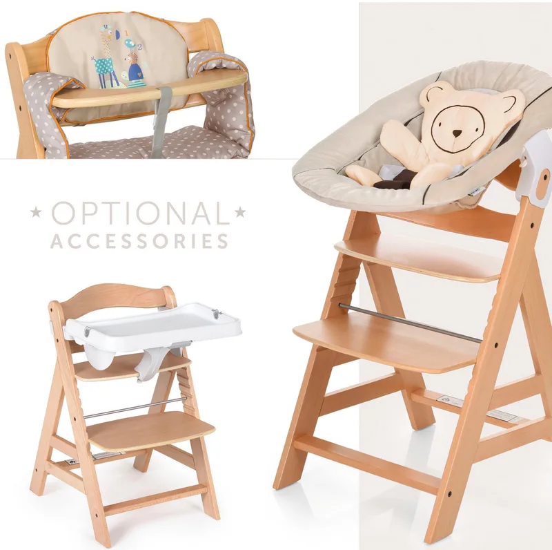 Alpha+ - Kinderstoel - FSC® gecertificeerd beukenhout - Natural von Hauck in Blank – Produktfoto 4 von 5