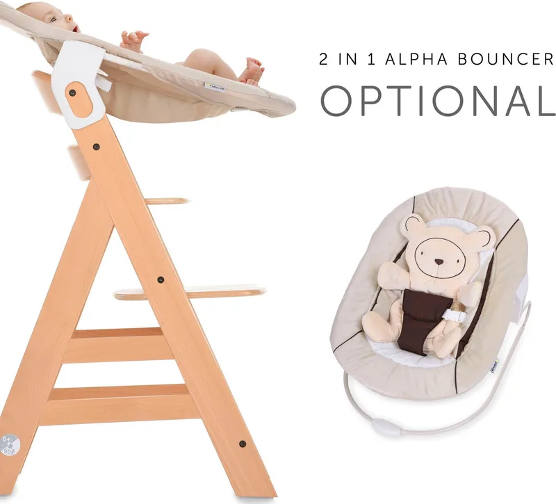 Alpha+ - Kinderstoel - FSC® gecertificeerd beukenhout - Natural von Hauck in Blank – Produktfoto 5 von 5