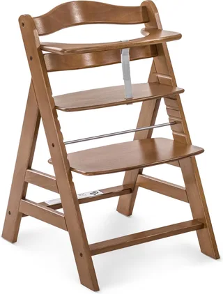 Alpha+ Kinderstoel - meegroeiend vanaf 6 maanden tot 90 kg - FSC® gecertificeerd beukenhout by Hauck in Walnoot – product photo 1 of 5