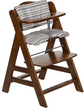 Alpha+ Kinderstoel - meegroeiend vanaf 6 maanden tot 90 kg - FSC® gecertificeerd beukenhout by Hauck in Walnoot – product photo 3 of 5