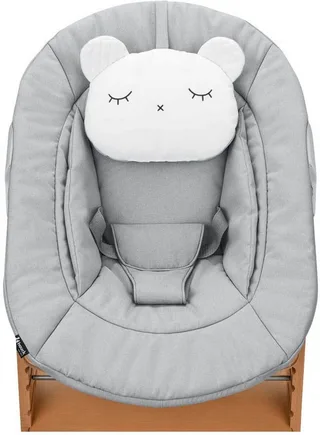 Alpha Kinderstoel - Newborn Set Pre - FSC® - gecertificeerd by Hauck in Nature Grey – product photo 2 of 5