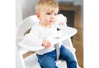 Alpha+ White Kinderstoel - FSC® gecertificeerd beukenhout von Hauck in Weiß – Produktfoto 5 von 5