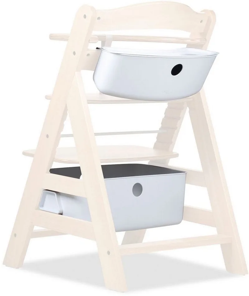 Aufbewahrungsboxen für Hochstuhl Alpha von Hauck in Weiß – Produktfoto 2 von 5