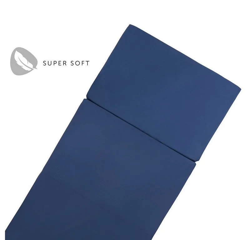 Baby-Reisebett Sleeper 60 x 120 cm - Uni Navy, Reisebettmatratze 60x120 cm Matratze für Baby Reisebett mit Tasche von Hauck in Blau – Produktfoto 4 von 5