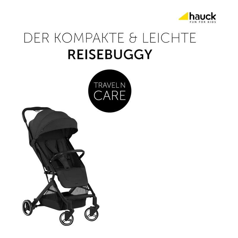 Buggy TravelNCare by Hauck in Black, 86 × 50 × 104 mm – product photo 1 of 3