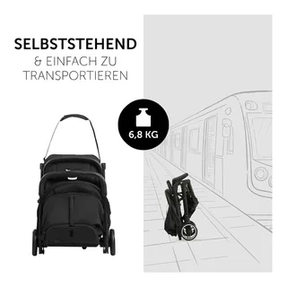 Buggy TravelNCare by Hauck in Black, 86 × 50 × 104 mm – product photo 3 of 3