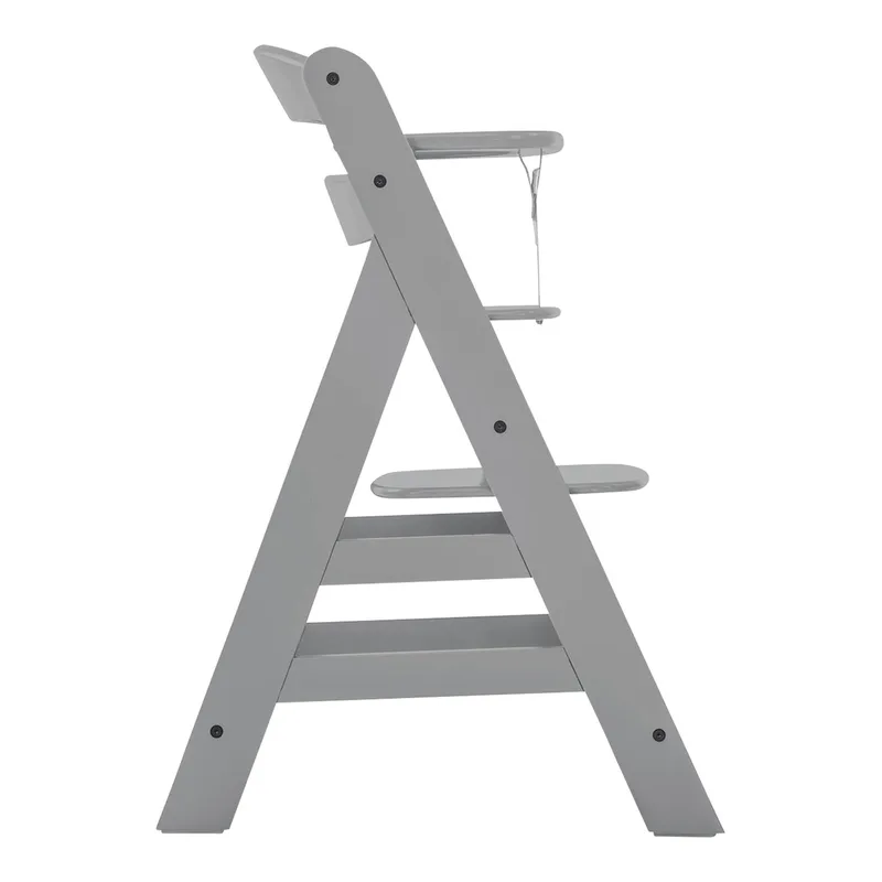 Bundle Hochstuhl Alpha+ inklusive Tray von Hauck in Grau, 48 × 77 mm – Produktfoto 2 von 3