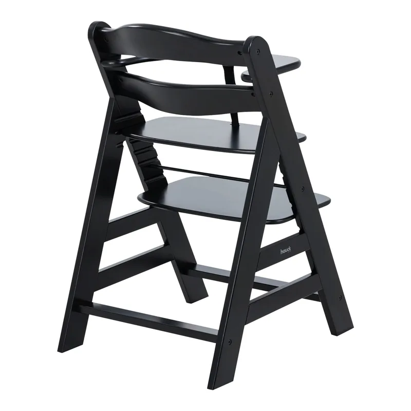 Bundle Hochstuhl Alpha+ inklusive Tray von Hauck in Schwarz, 48 × 77 mm – Produktfoto 3 von 3
