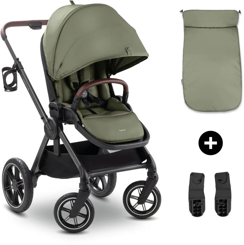 Comfort N Care - Premium kinderwagen met extra comfort by Hauck in Olive – product photo