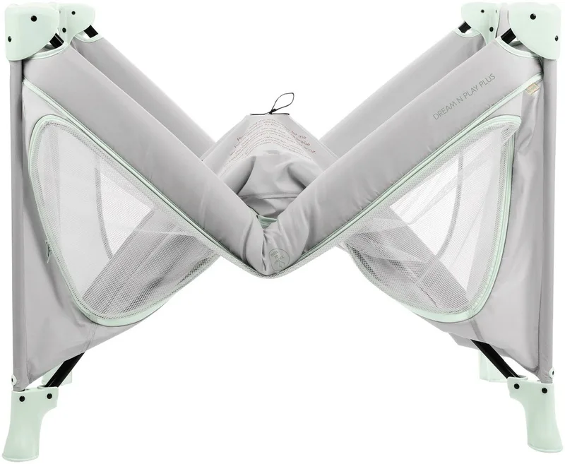 Dream N Play Plus - Campingbedje - Extra grote doorgang by Hauck in Dusty Mint – product photo 5 of 5