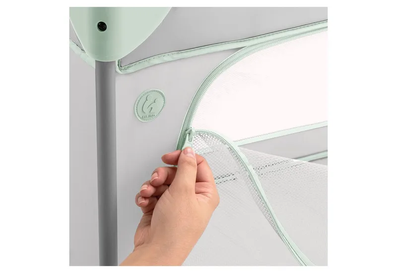 Dream N Play Plus - Campingbedje - Extra grote doorgang by Hauck in Dusty Mint – product photo 2 of 5