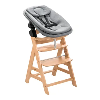 Hochstuhl Alpha+ inkl. Newborn Set Pro von Hauck in Natur, 67 × 50 × 103,5 mm – Produktfoto 1 von 3