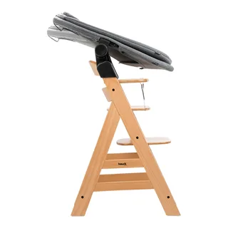Hochstuhl Alpha+ inkl. Newborn Set Pro von Hauck in Natur, 67 × 50 × 103,5 mm – Produktfoto 2 von 3