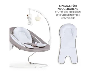 Hochstuhl Alpha Plus Black Newborn Set Deluxe, Holz Babystuhl ab Geburt inkl. Aufsatz für Neugeborene & Sitzauflage von Hauck in Schwarz – Produktfoto 5 von 5
