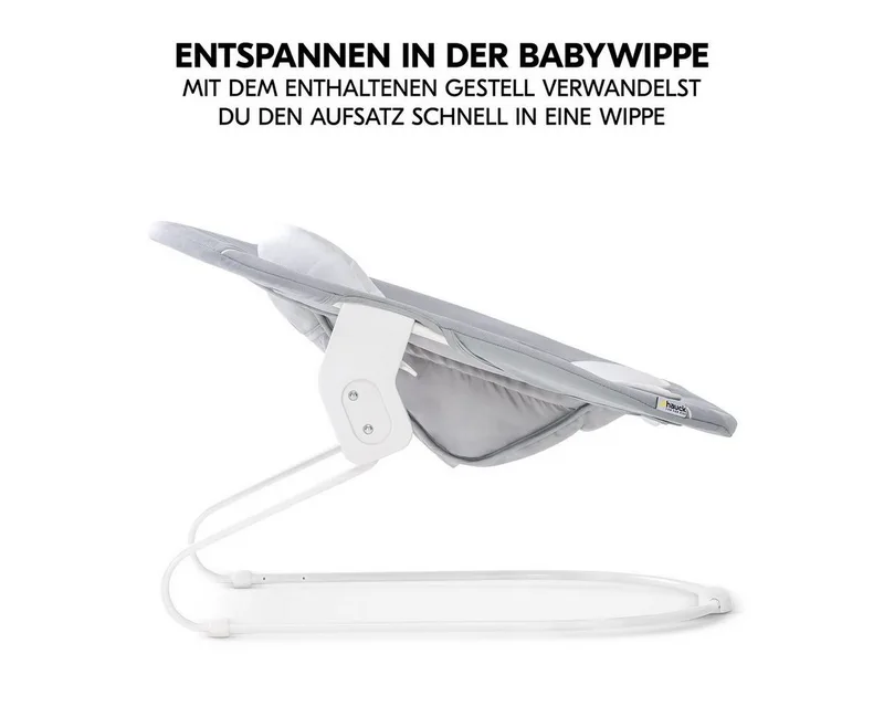 Hochstuhl Alpha Plus Mint - Newborn Set, Holz Babyhochstuhl ab Geburt inkl. Neugeborenenaufsatz & Sitzauflage by Hauck in Green – product photo 5 of 5