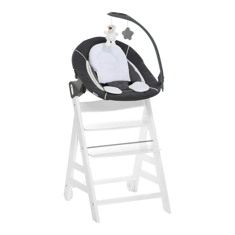 Hochstuhl Beta+ inklusive Bouncer by Hauck in White – product photo 1 of 3