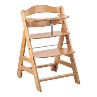 Hochstuhl Beta+, mit Holzrädern von Hauck in Beige – Produktfoto 2 von 3