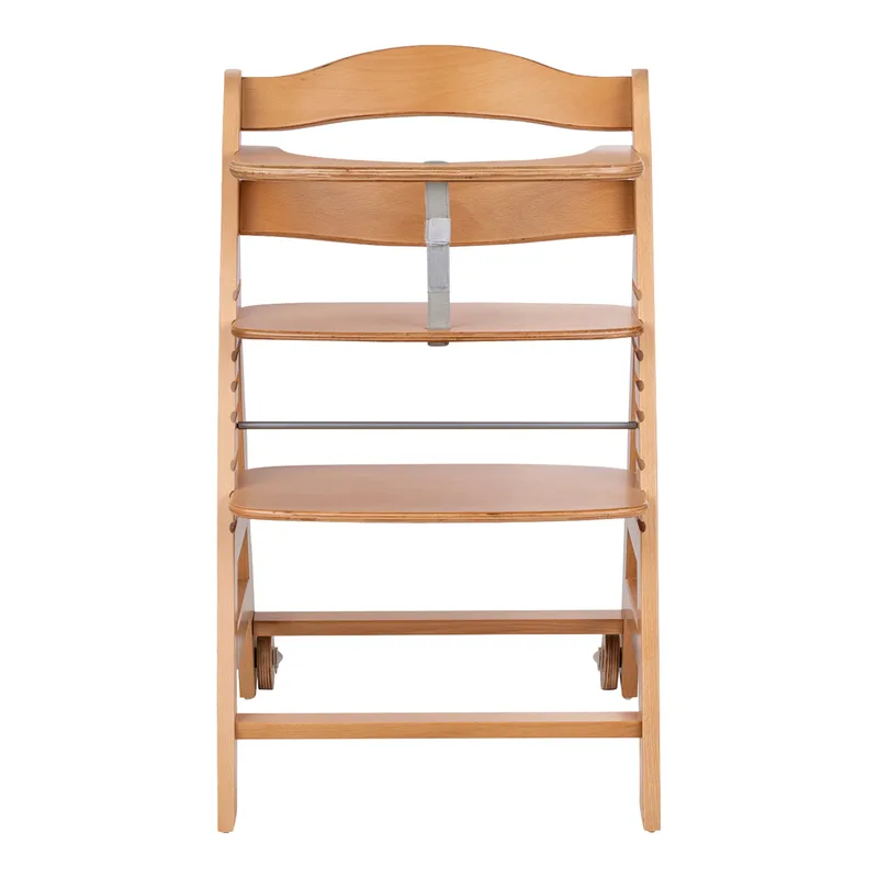 Hochstuhl Beta+, mit Holzrädern von Hauck in Beige – Produktfoto 3 von 3